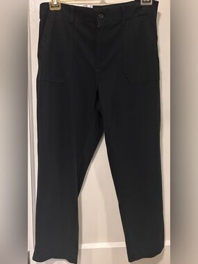 32 Degrees Black Cropped Stretch Dress Pants